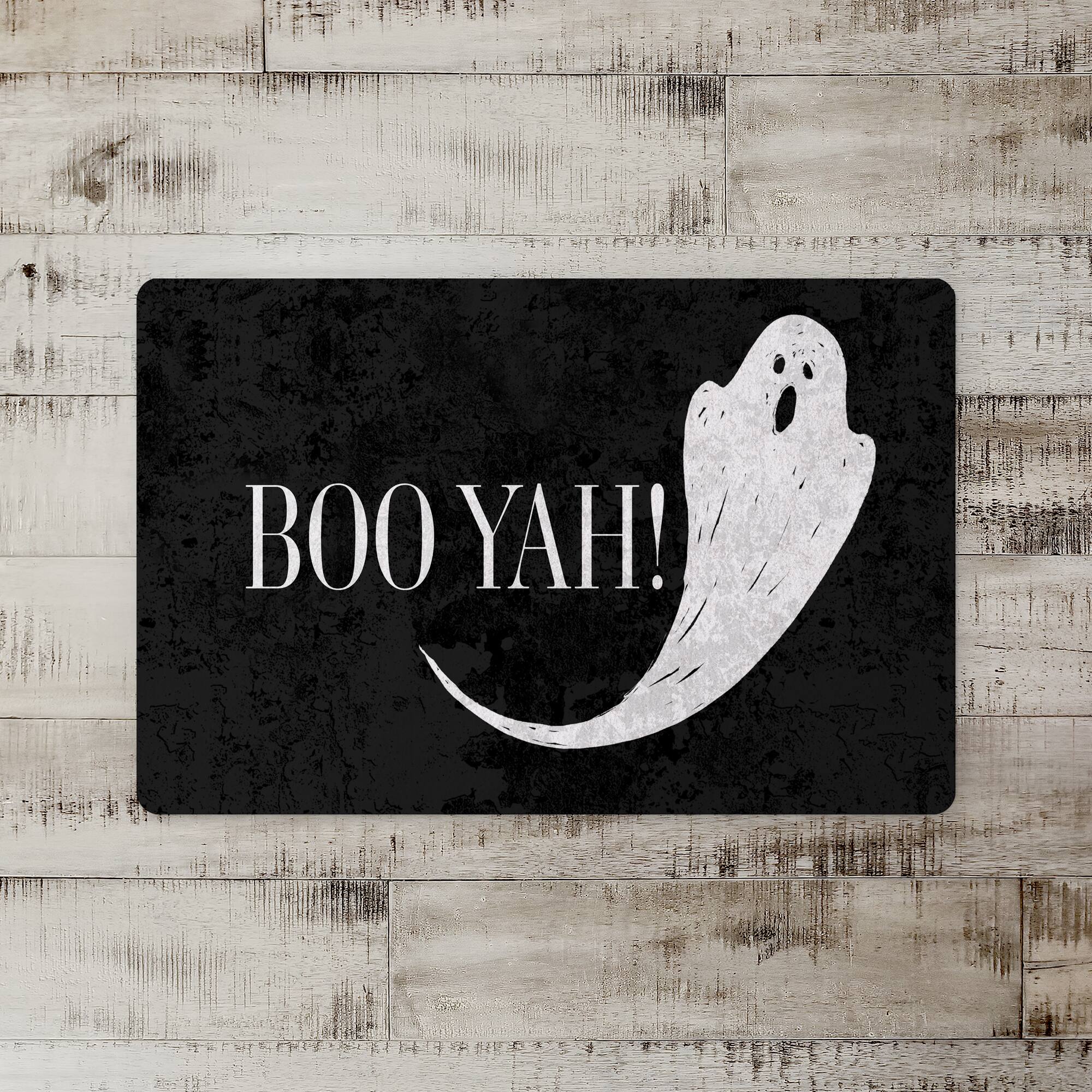 Boo Yah Ghost 27" x 18" Floor Mat